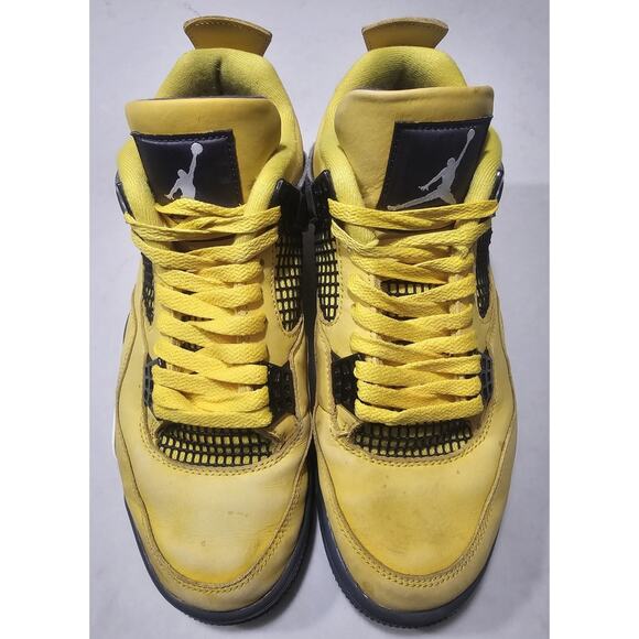 Jordan Air Jordan 4 Retro Lightning Yellow Black Men\'s Sneaker Low Top 8.5 main image 5